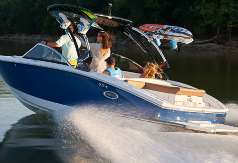 Cobalt Surf Series CS23 in Marine Blue Left Side Panel Right to Left View