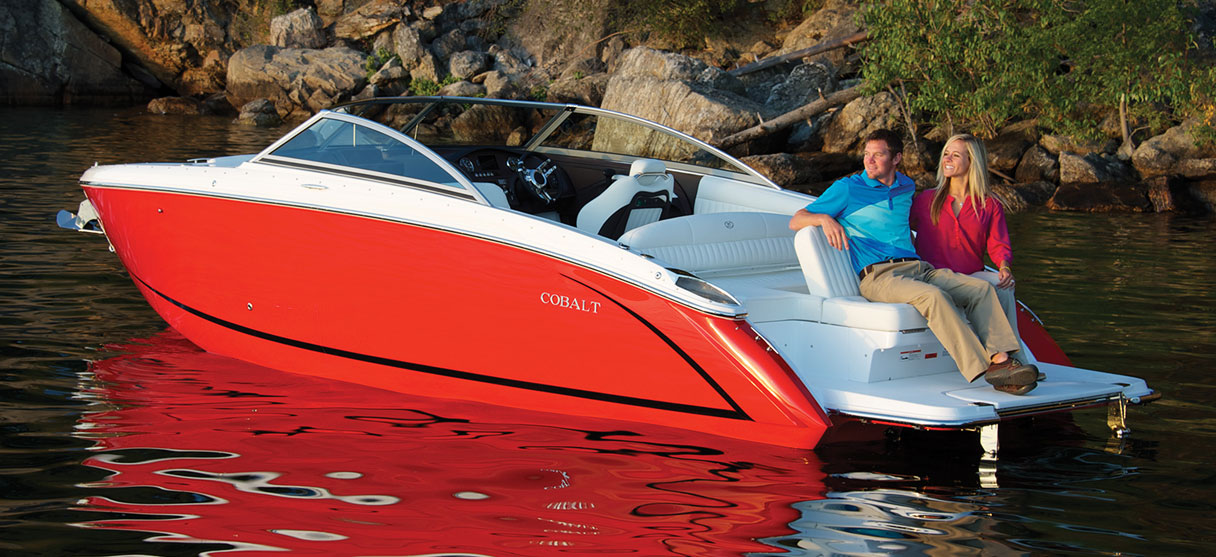 Cobalt R Series R5 in Knockout Red and Ebony Colorway Left Side Panel