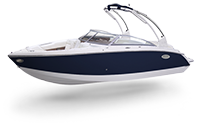 Cobalt Surf Series R3 Navy and White Rendering