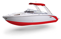 Cobalt Surf Series R5 White and Knockout Red Rendering