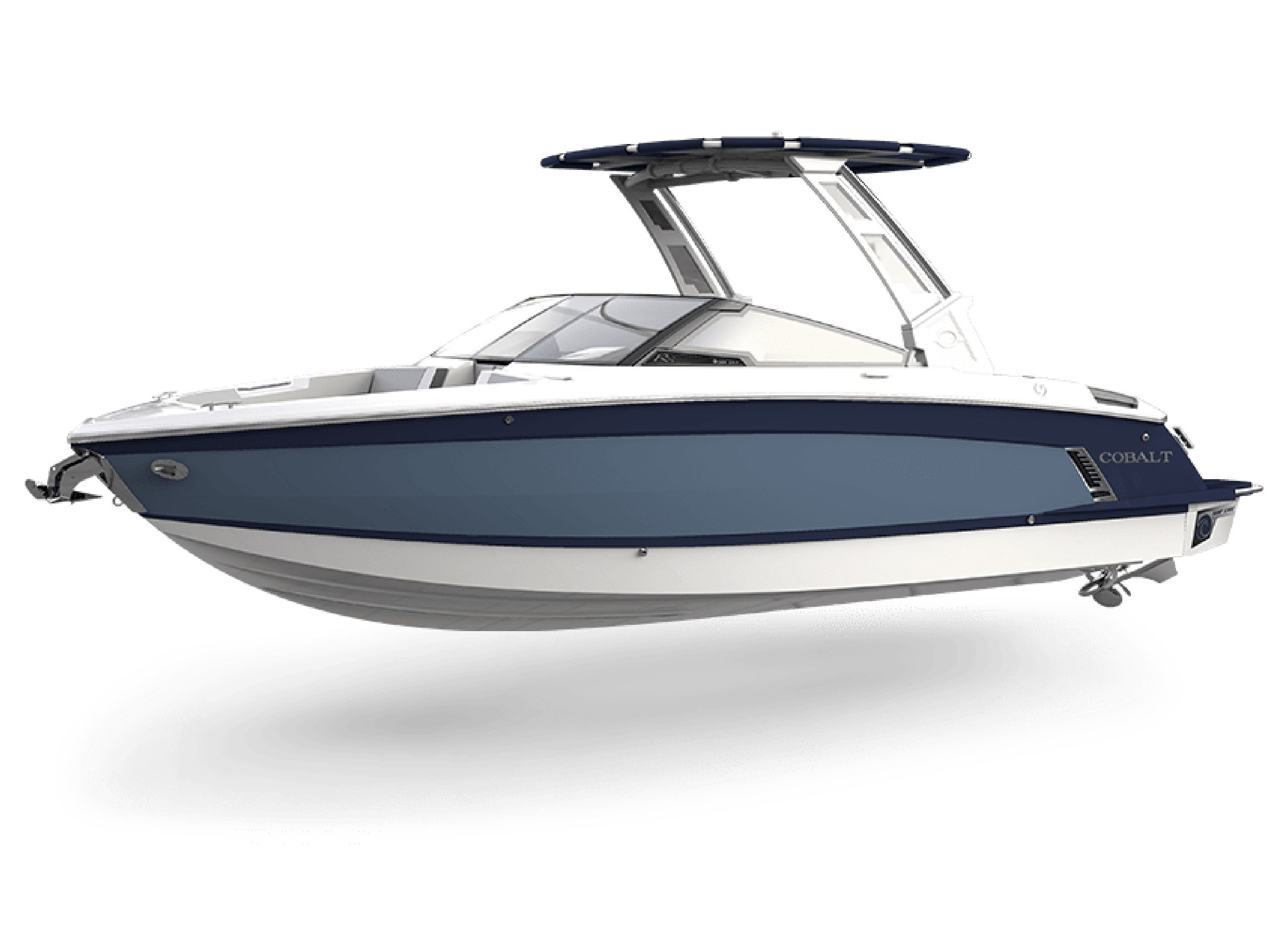 Boat on white background