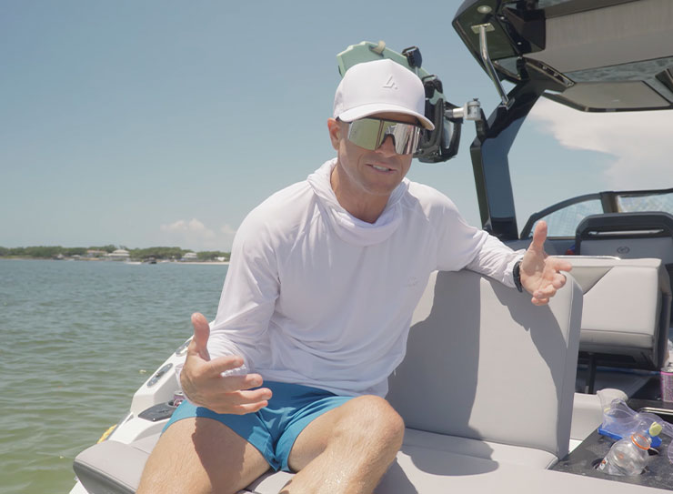 shaun on R31 Boat