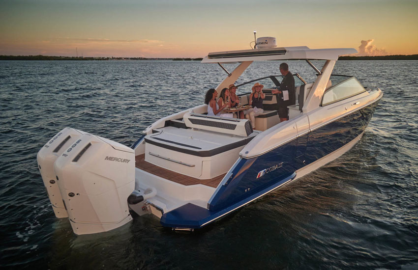 Our best bowrider boat now has outboard engines