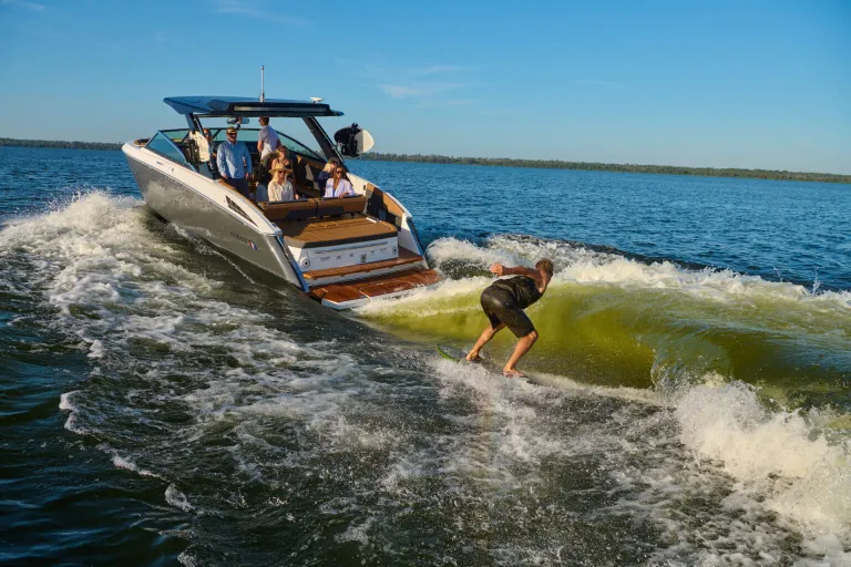 Boat in water