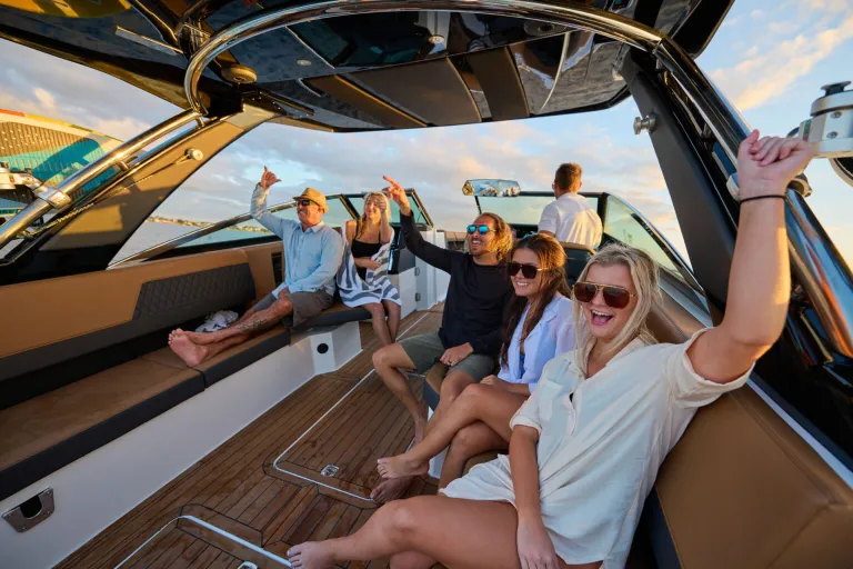 people in a boat