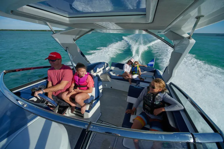 people in a boat