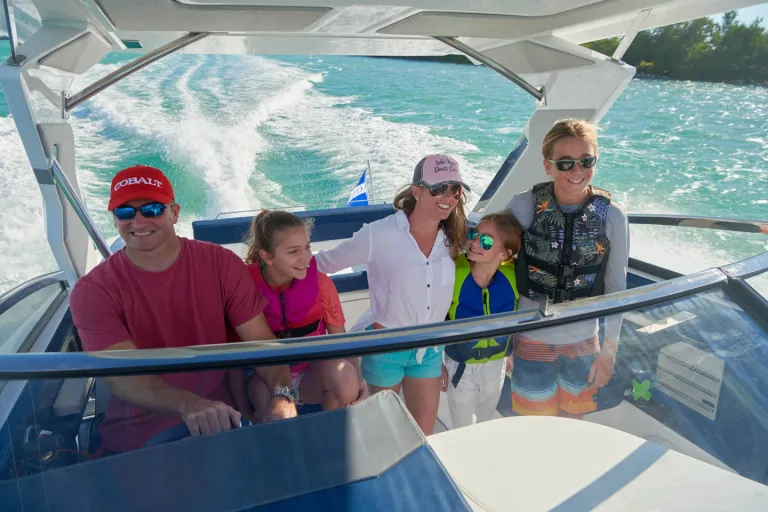 people in a boat