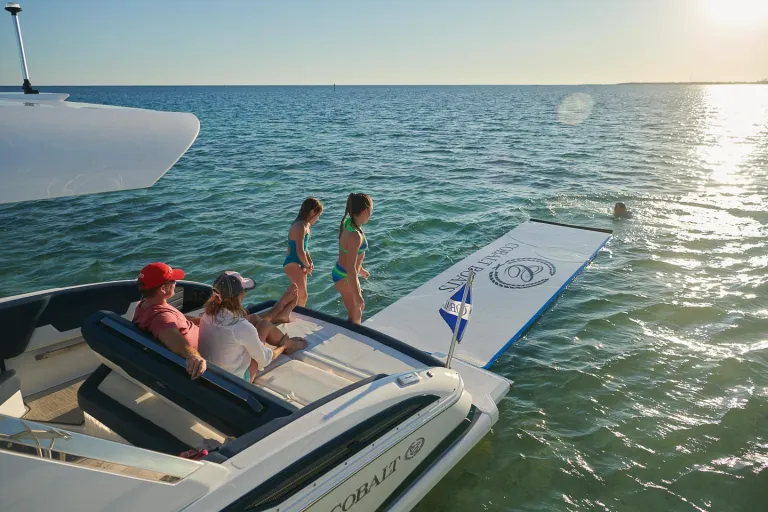 people in a boat
