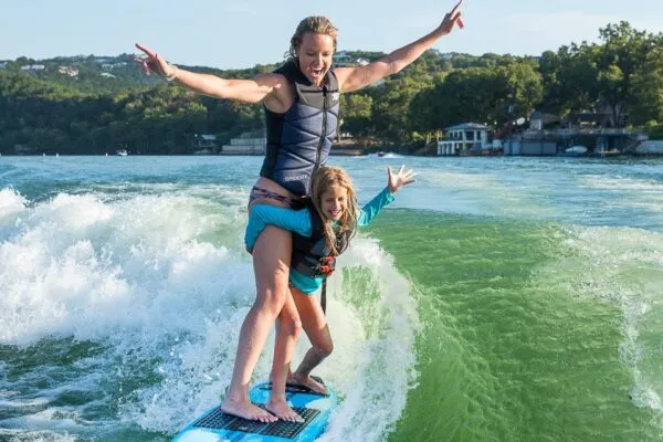 person surfing