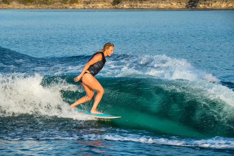 person surfing