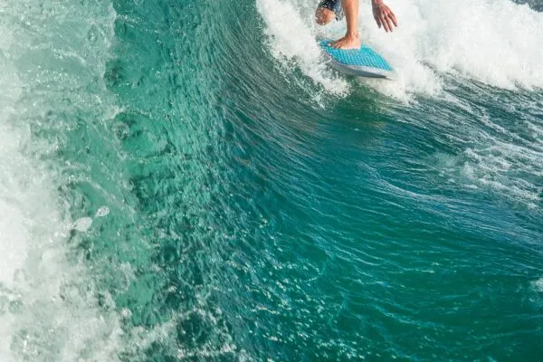 person surfing