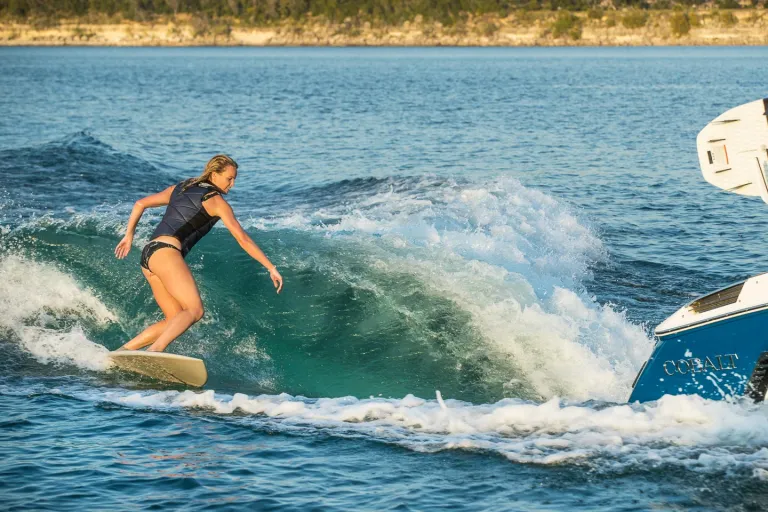 person surfing