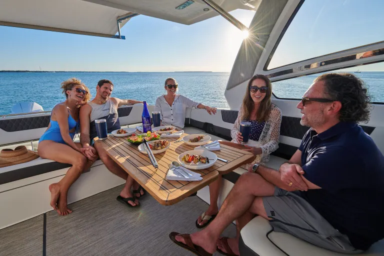 people in the boat