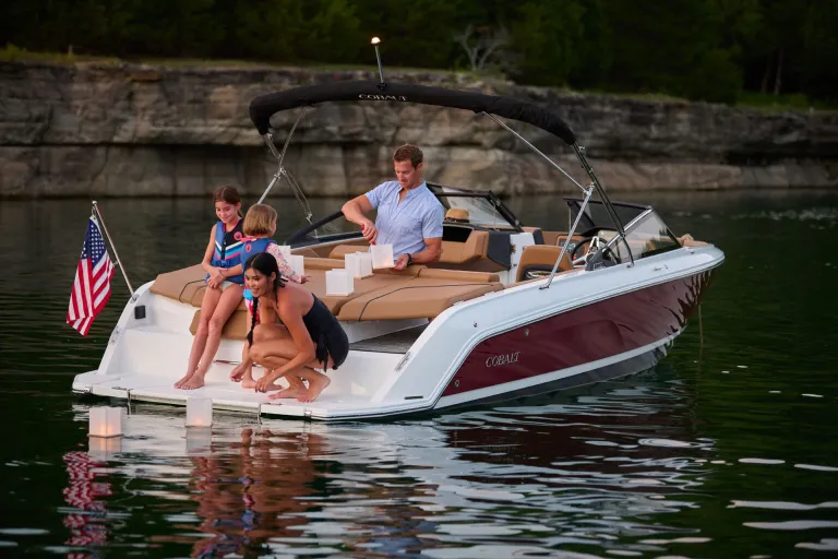 people in a boat