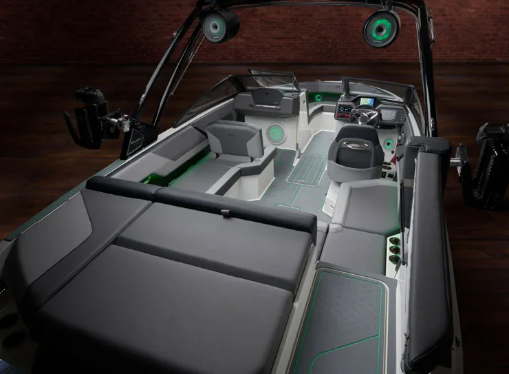 interior of boat
