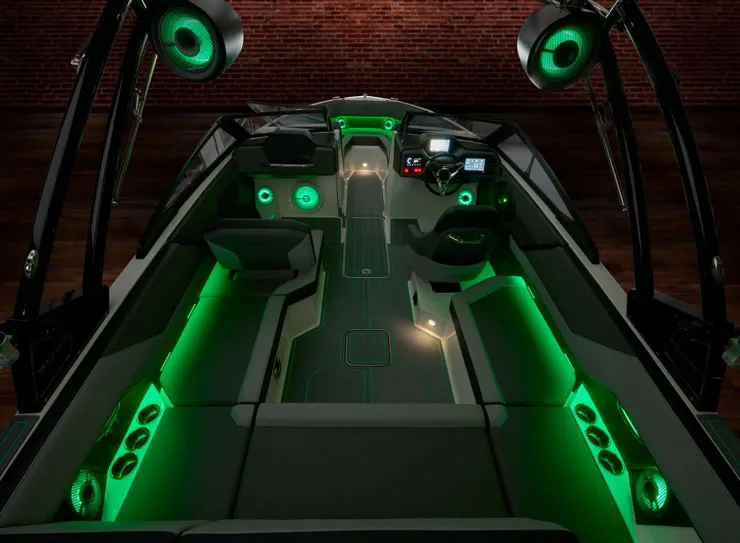 lights on boat