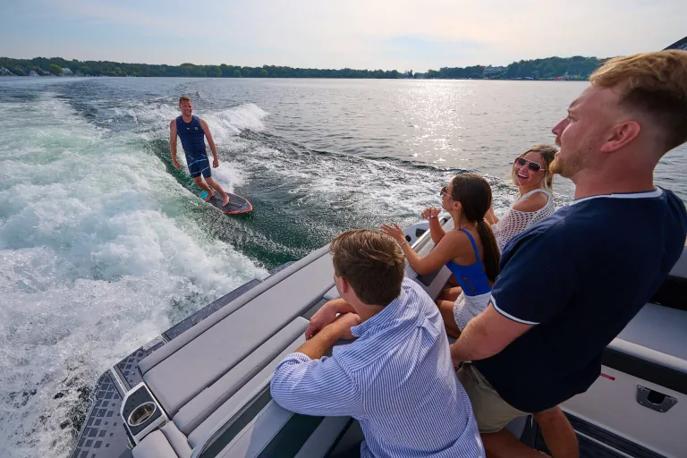 people in a boat