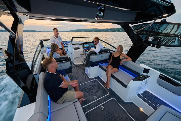 people in a boat