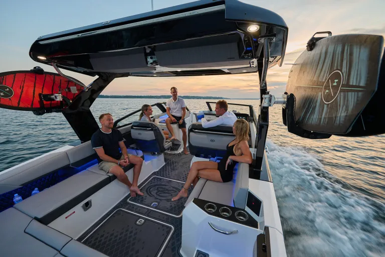 people in a boat