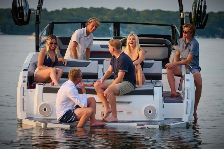 people in a boat