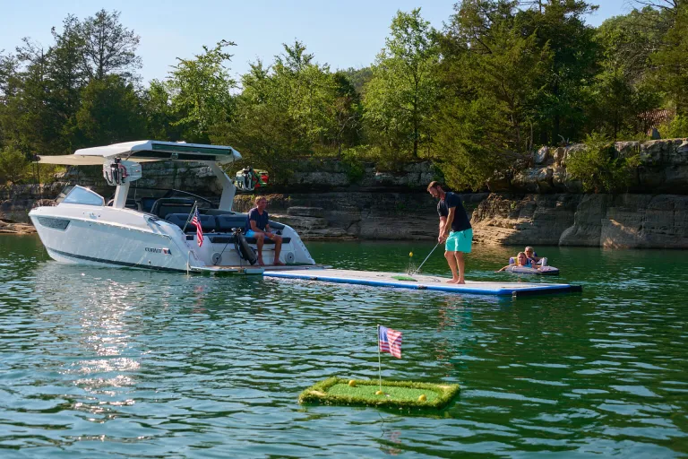 people in a boat
