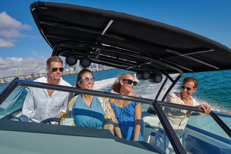 people in a boat
