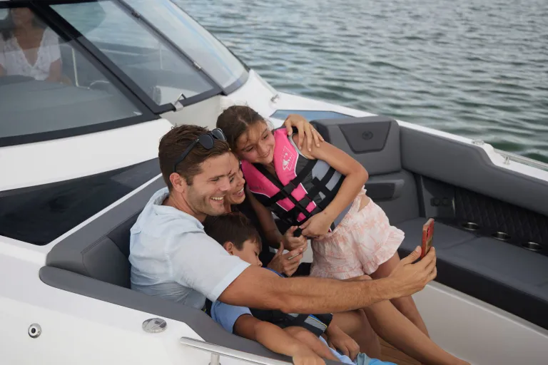 people in a boat