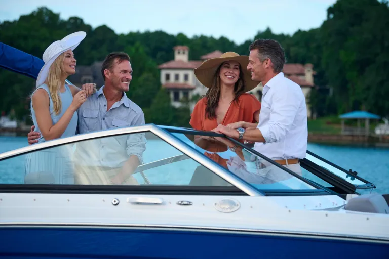 people in a boat