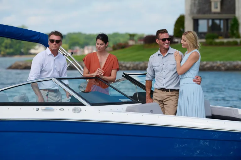 people in a boat