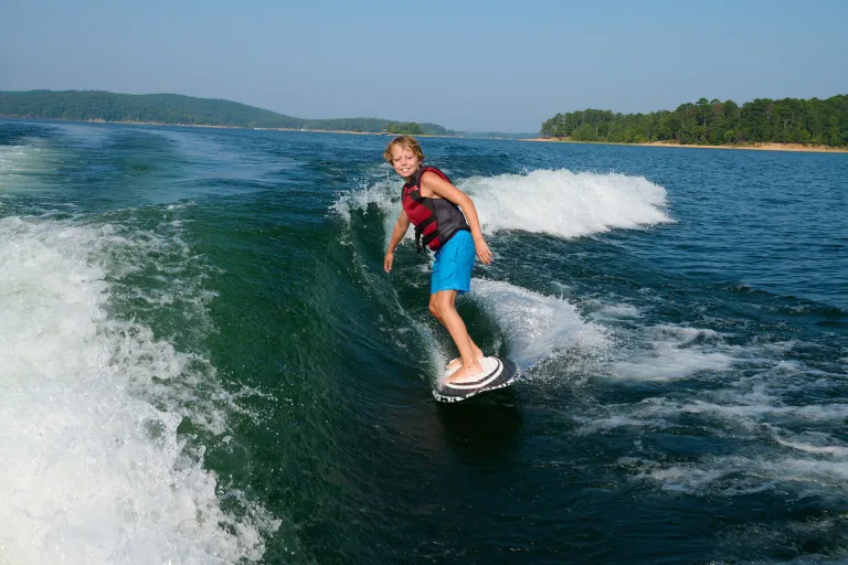 person surfing