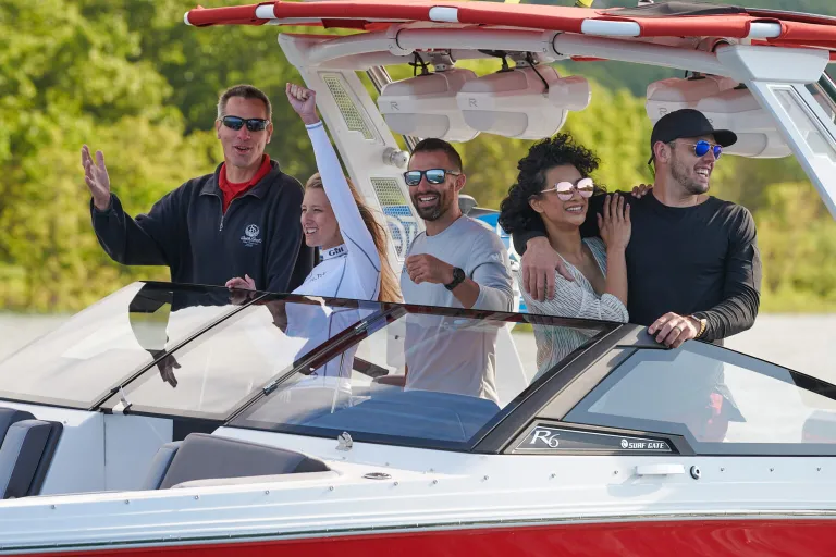 people in a boat