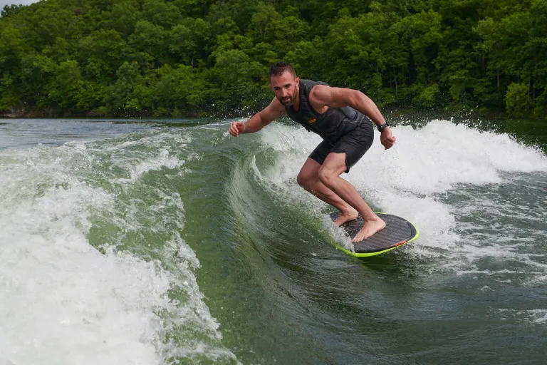 person surfing