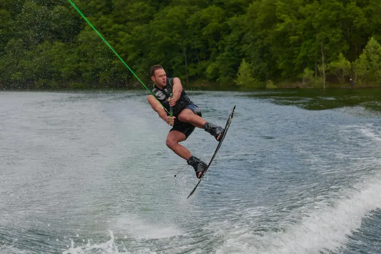 person surfing