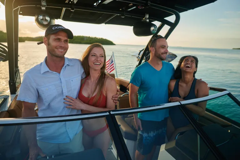 people in a boat