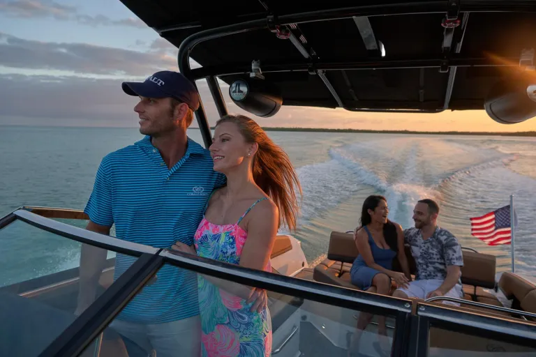 people in a boat