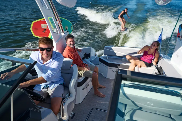 people in a boat