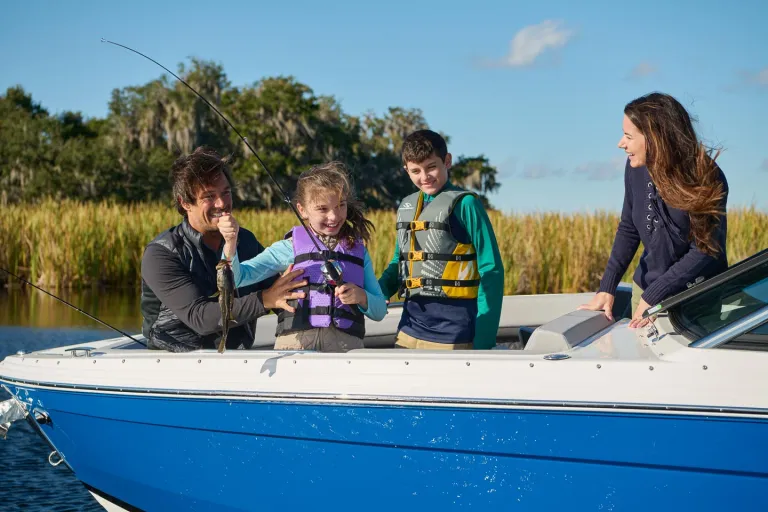 people in a boat