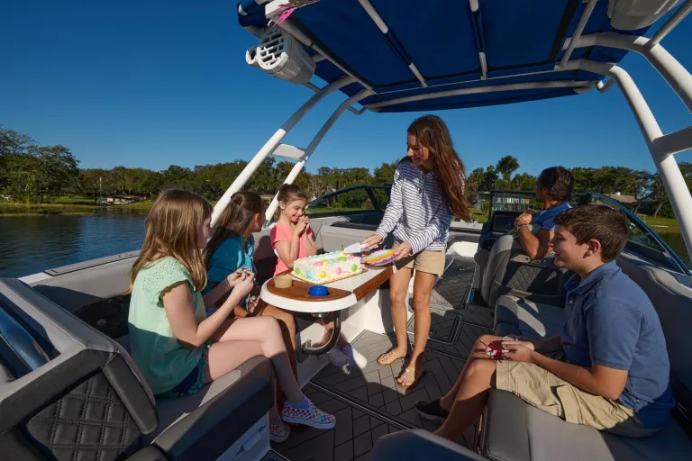 people in a boat