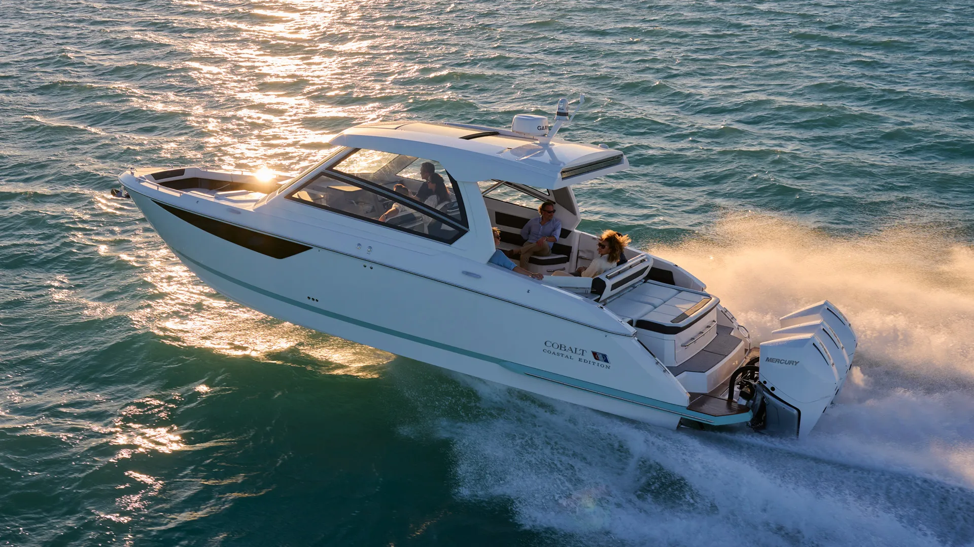 Cobalt R35 Coastal Coupe Boat - 35' Yacht-Certified Outboard with