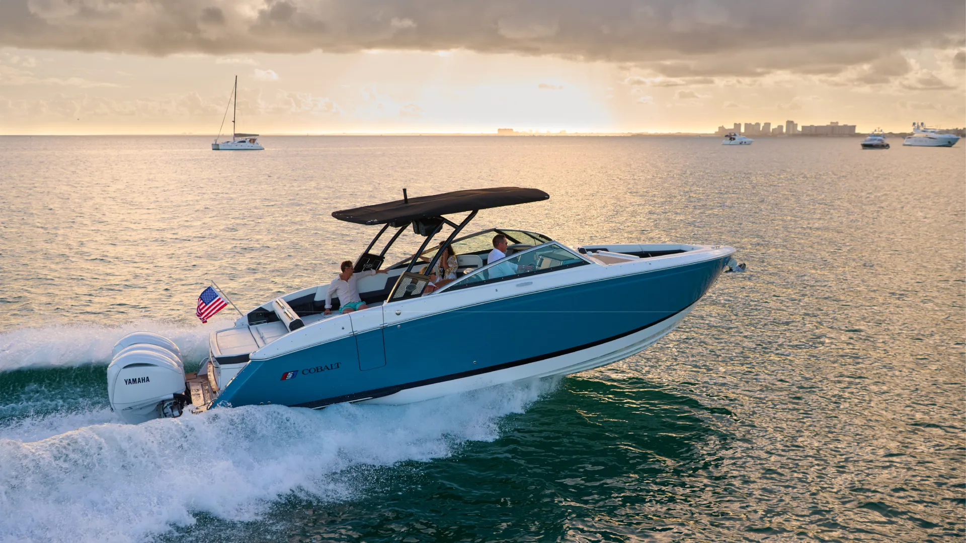 Boat during golden hour