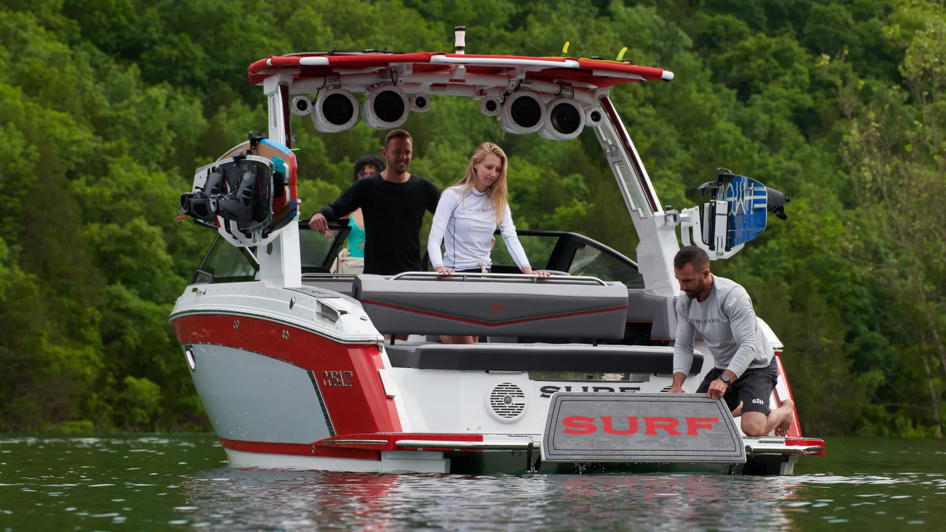 people on a boat