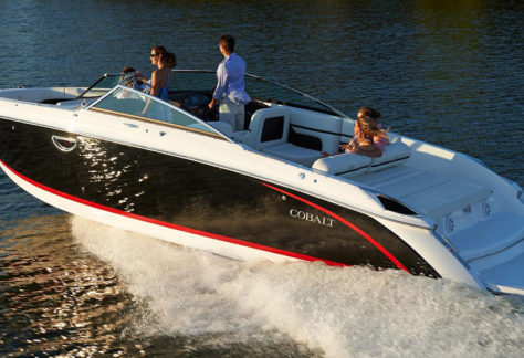 Cobalt R Series R30 in Ebony and Knockout Red Colorway Left Side Panel